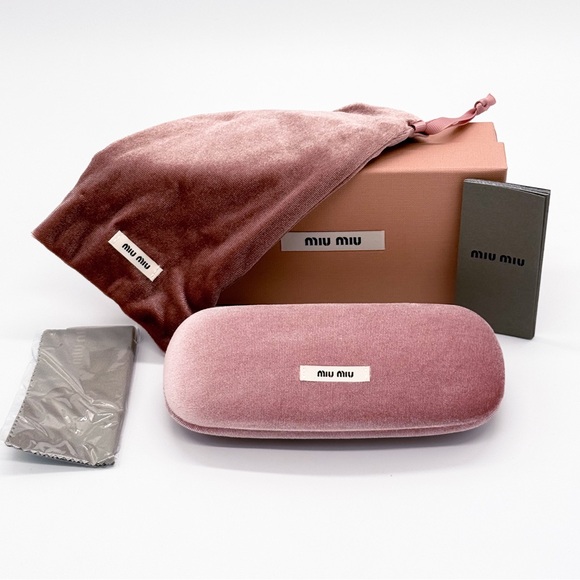 NEW MU04ZS VAU08N WOMEN ROUND EYEGLASSES MIU MIU MU04ZSF VAU08N NEW SMU 04Z - Picture 12 of 12